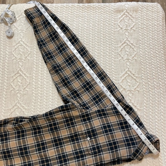 Polo Ralph Lauren Whitfield Flannel Shirt Long Sleeve Size Large 100% Cotton - Picture 8 of 8